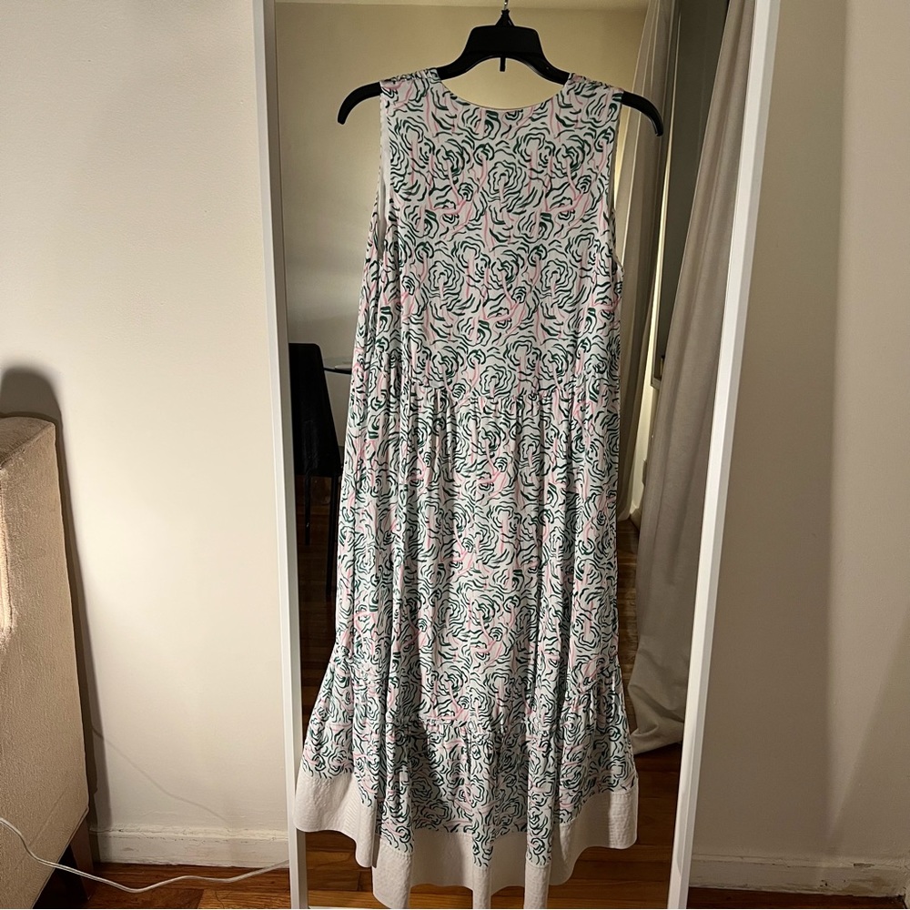 3.1 phillip lim stitched hem high low dress size 4 viscose C6 - Picture 6 of 9